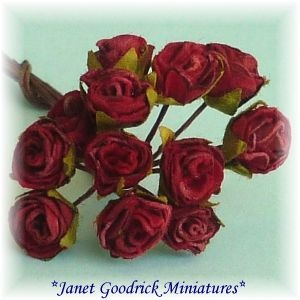 Miniature Paper Roses